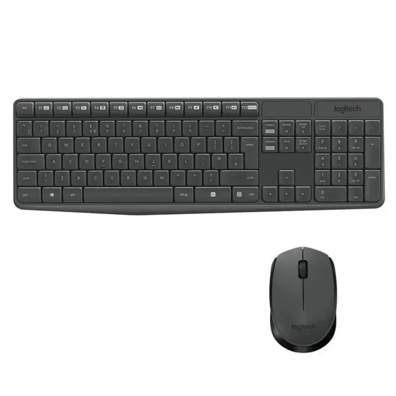 Беспроводная клавиатура и мышь Logitech Keyboard MK235 (L920-007948)
