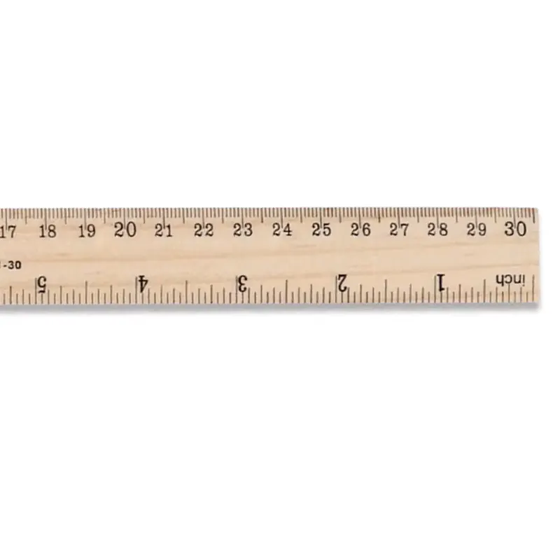 Ruler wooden, 30cm.