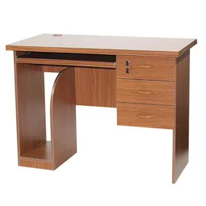 Office desk with space for а computer case and 3 drawers, 120 cm (W) x 60 cm (D) x 75 cm (H).