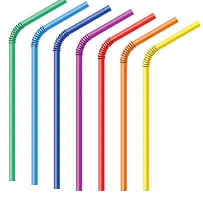 Трубочки для напитков 100 шт. в упковке