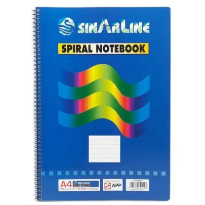 Writing book A4, side spiral, 70 pages