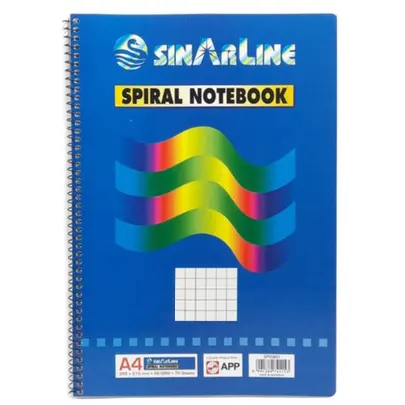 Writing book A4, side spiral, 70 pages