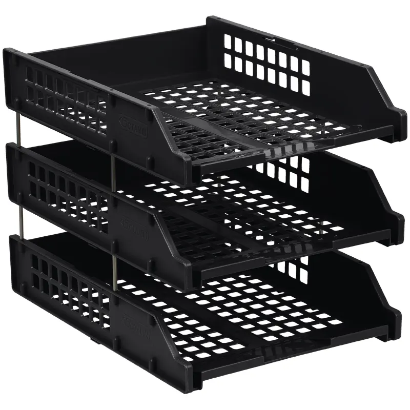 Paper tray, 3 sections, plastic