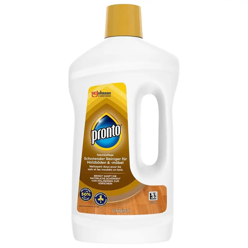 Liquid for cleaning wooden floors