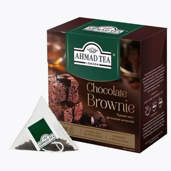 Թեյ  բուրգաձև փաթեթներով: Տուփի մեջ 20 հատ