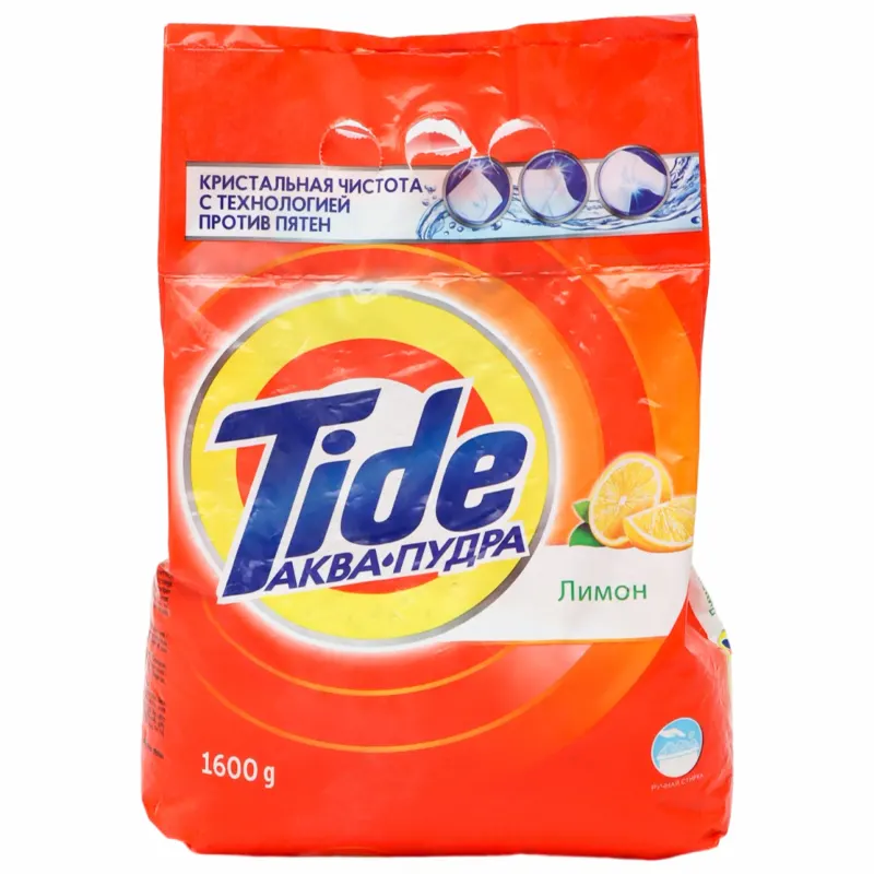 Լվացքի փոշի Tide լիմոն, ձեռքի, 1,6 կգ