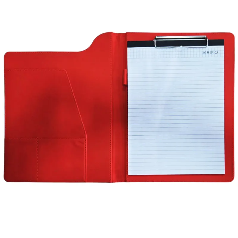 Clipboard A4, black, with notebook and cover