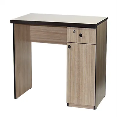 Office desk with two drawers, 90 cm (W) x 60 cm (D) x 75 cm (H).