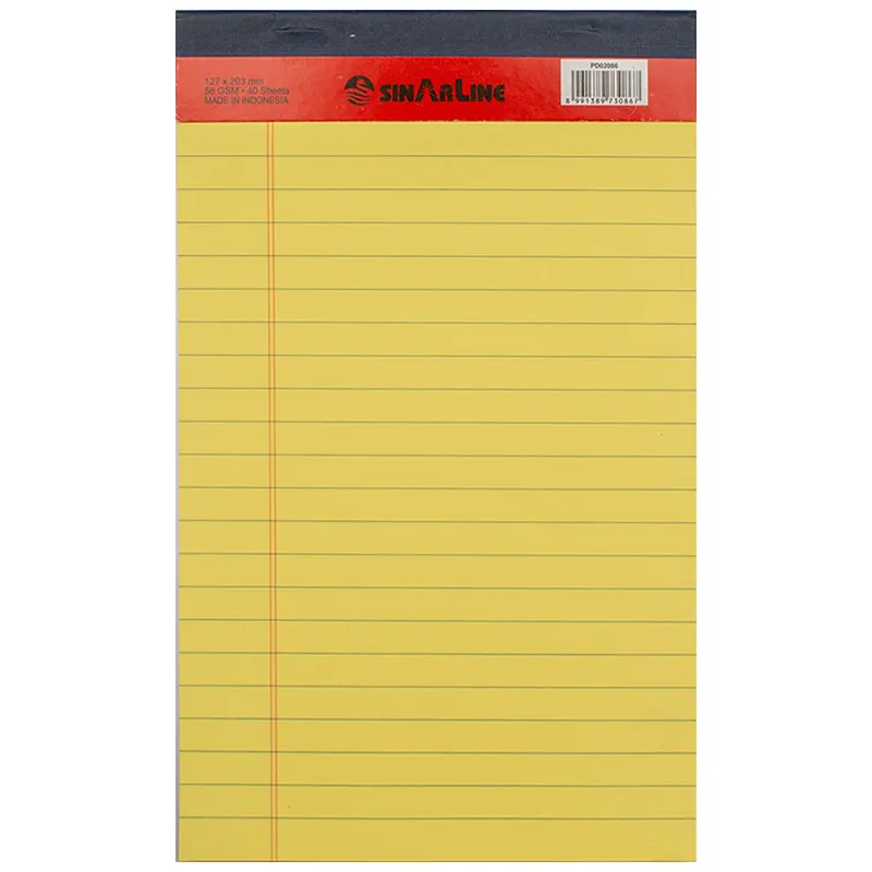 Legal pad, lined, 40 perforated pages, А4