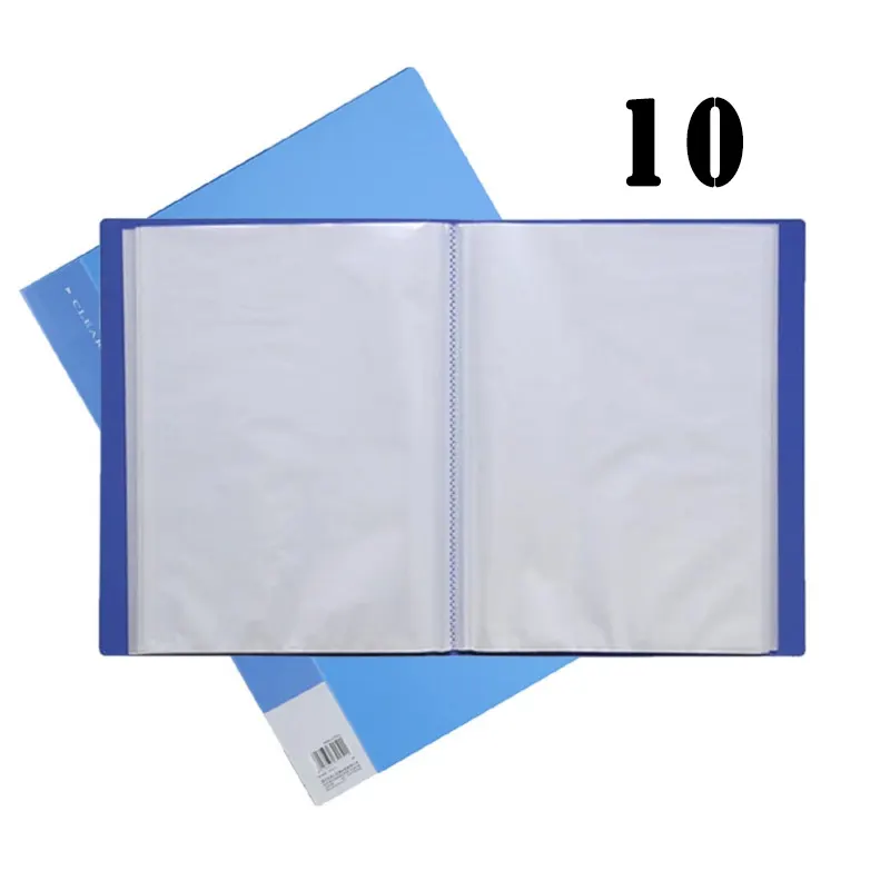 Display book with 10 transparent pocket-files, A4 format