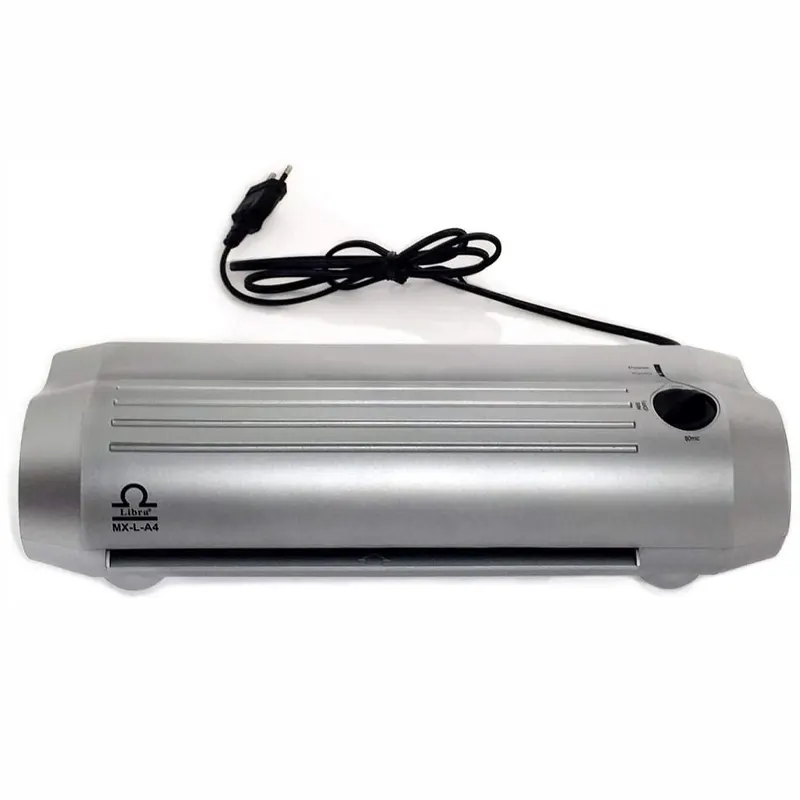 A4 Laminator: Laminating width - 240mm, speed - 0,3 m/min, thickness - max 0,8mm. Temp. range 50-130 C. Worming time 8-15 min.