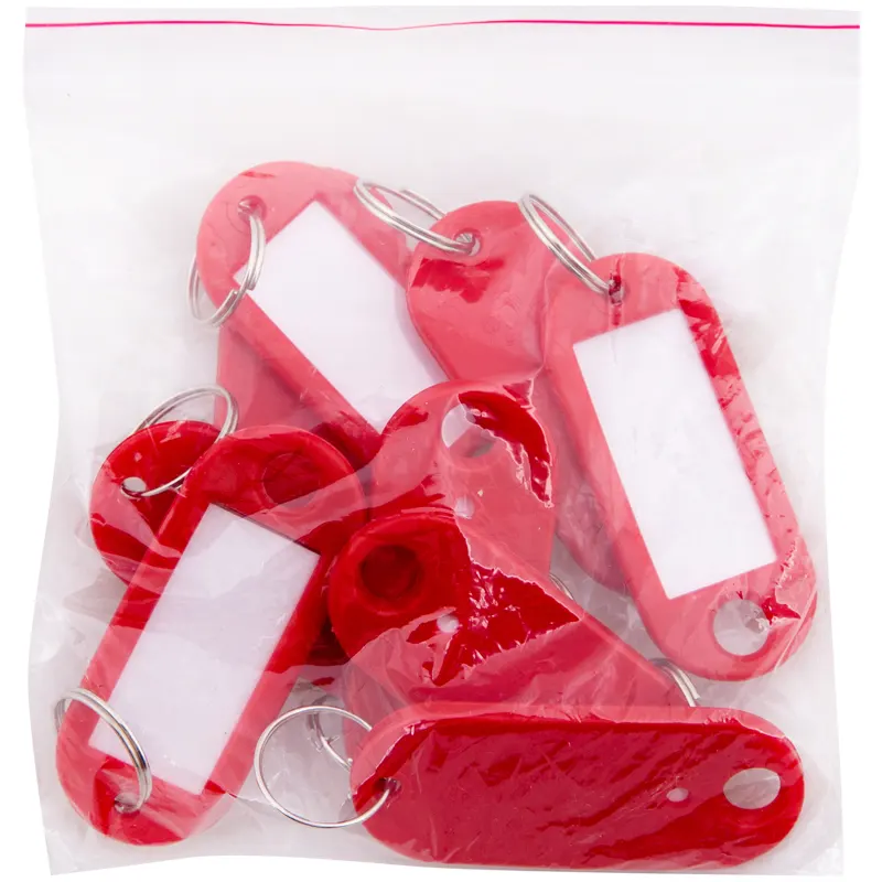 Բանալու բրելոկ, օղակով և գրելու տեղով, 10 հատ