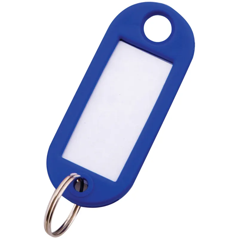 Keychain with key ring and place for an inscription, 10 psc.