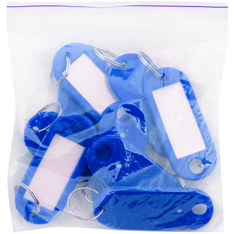 Բանալու բրելոկ, օղակով և գրելու տեղով, 10 հատ