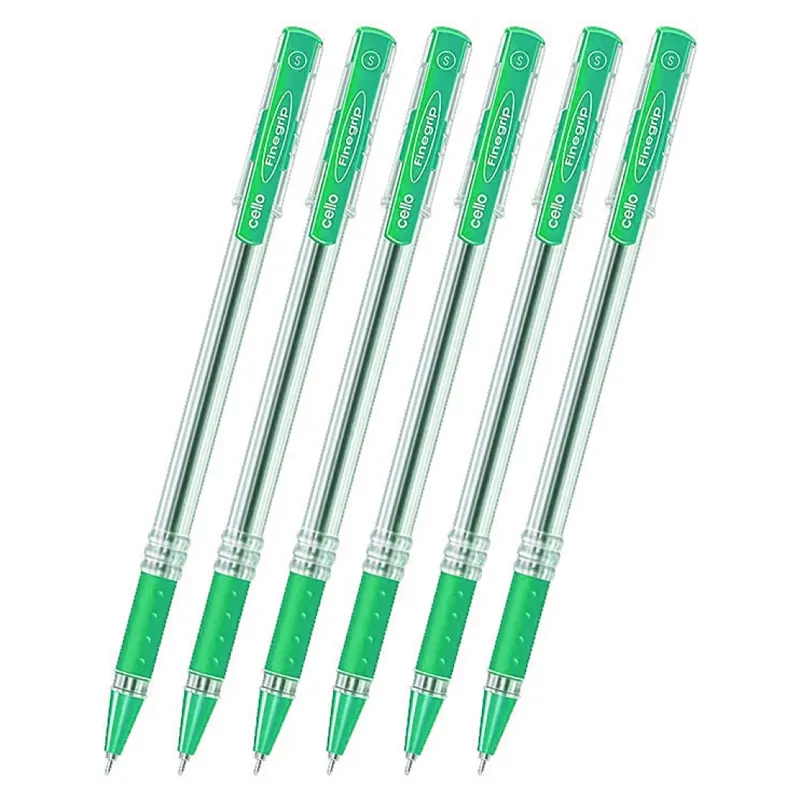 Ручка шариковая с резиновым держателем Cello Finegrip