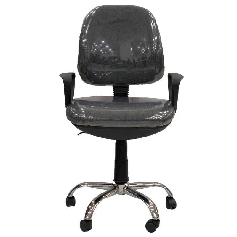 Metal legs, plastic wings. Rising - falling, adjustable mechanism. The seat and backrest are made of high-quality fabric