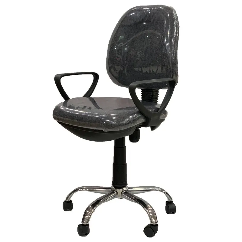 Metal legs, plastic wings. Rising - falling, adjustable mechanism. The seat and backrest are made of high-quality fabric