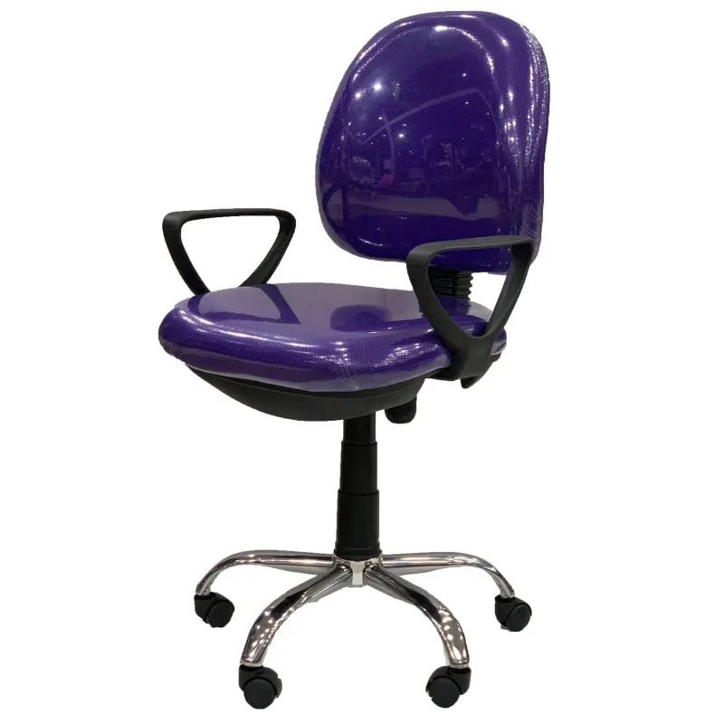 Metal legs, plastic wings. Rising - falling, adjustable mechanism. The seat and backrest are made of high-quality fabric