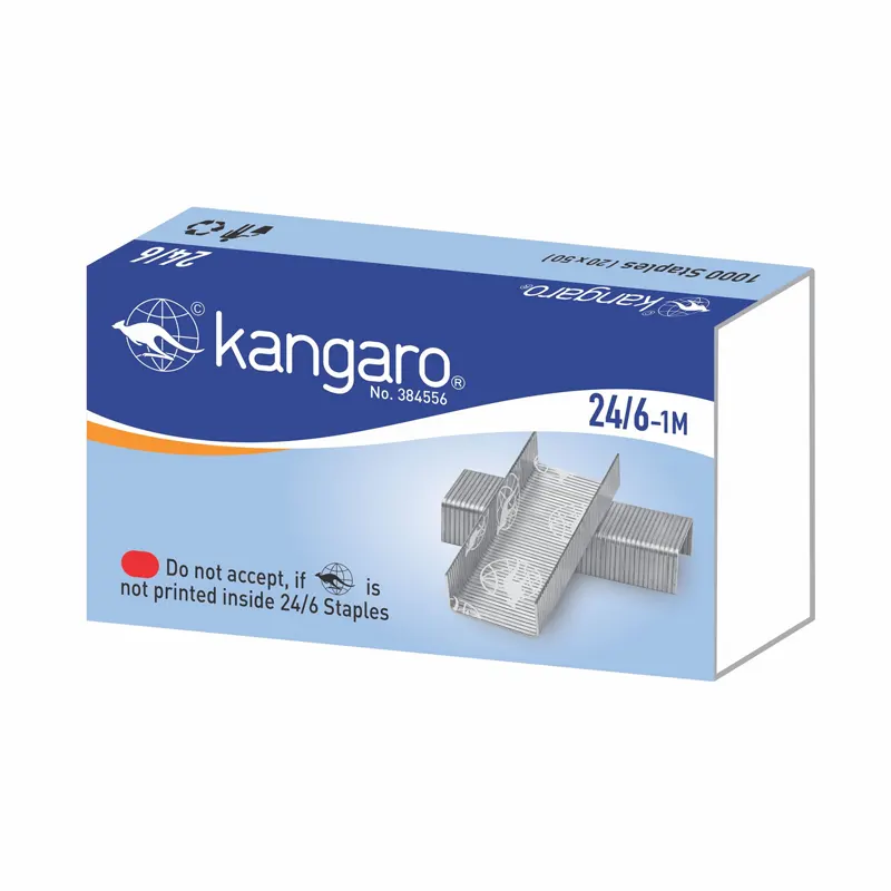 Staples No24/6, 1000 pcs., staples 2-30 pages