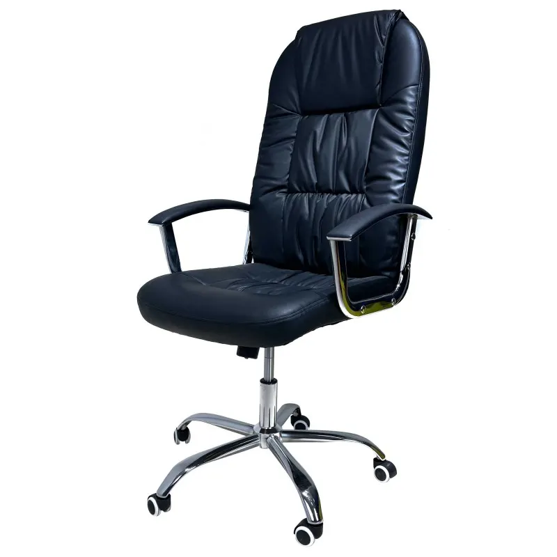 Metal legs. Rising - falling, adjustable mechanism. The seat and backrest are made of high-quality fabric