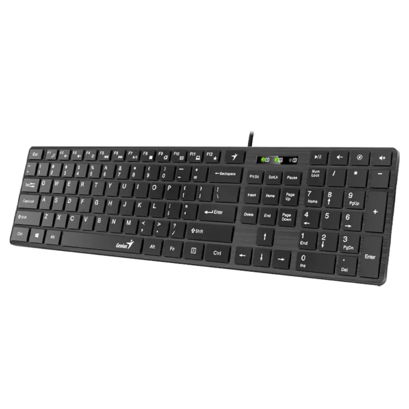 Wire keyboard, plug USB, Slim Star 126