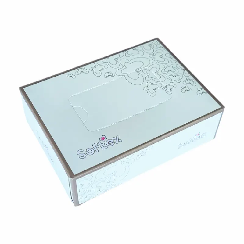 Napkins, two-ply, in rectangular box, size 15x4.7x11 cm, 100 pcs