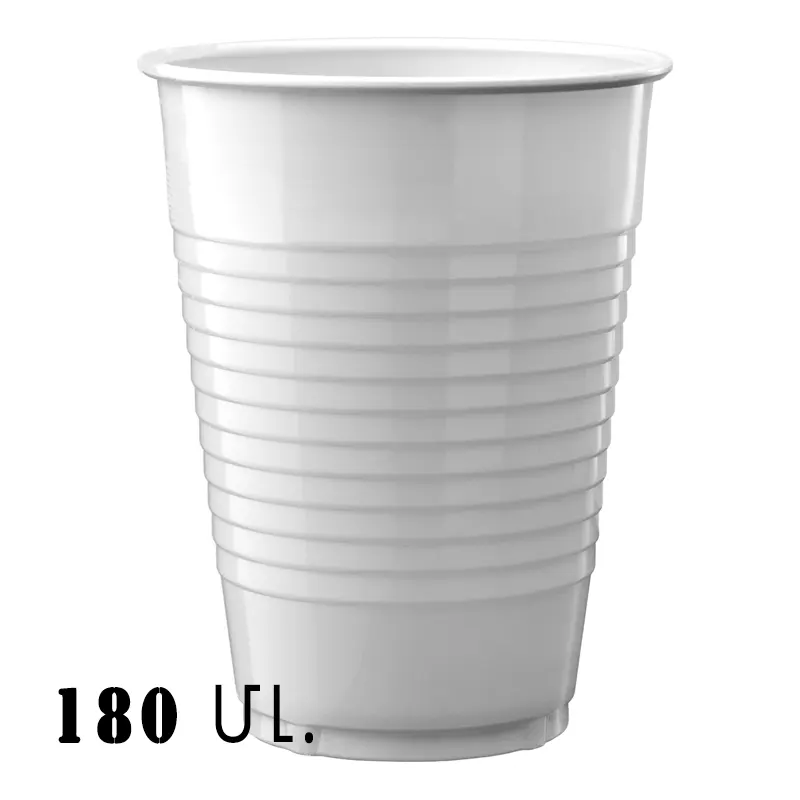 Բաժակ միանգամյա օգտագործման, պլաստիկ, տուփի մեջ 100 հատ