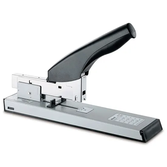 Stapler heavy duty 100 pages, staples No23/6/8/10/13, adjustable stapling margin 7-65mm, non-slip base.