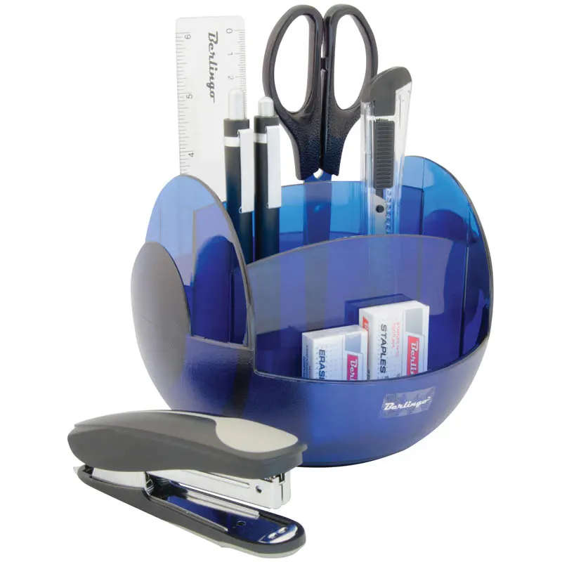 Desktop organizer, 9 items, rotatable 360, "FR".