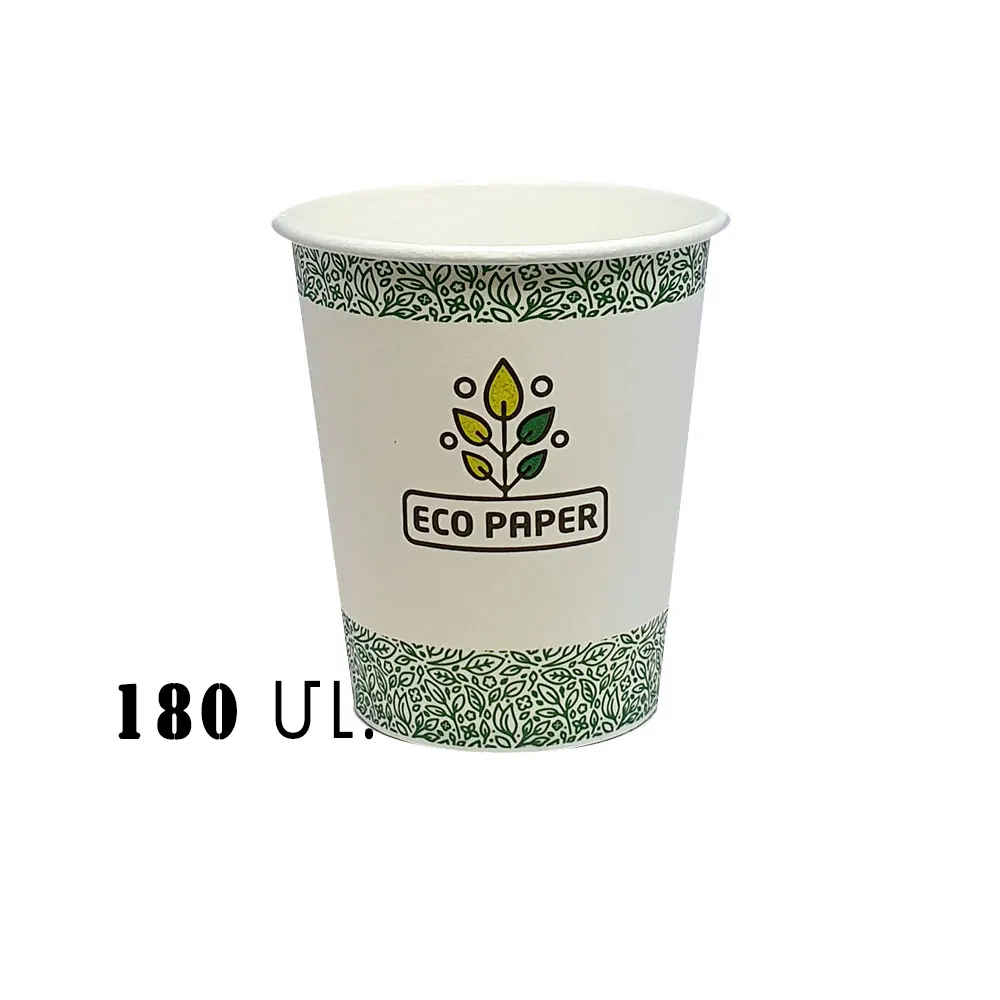 Cup disposable paper, 180 ml, 50 pcs per pack.