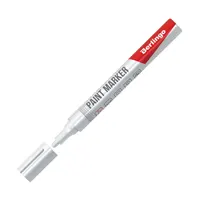 Paint marker, nitro base, writing thickness 2-4 mm, white.