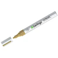 Paint marker, nitro base, writing thickness 2-4 mm, gold color.