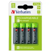 AA մարտկոց վերալիցքավորվող, 4 հատ