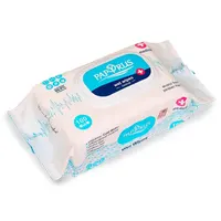 Wet tissues, big, 100 pcs per pack.