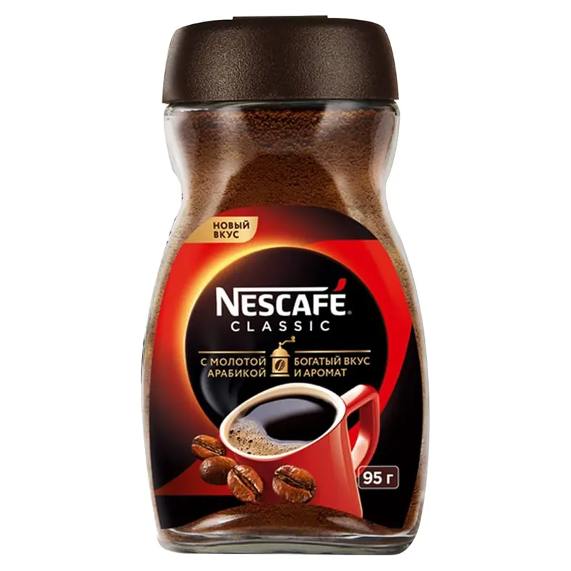 Սուրճ լուծվող Nescafe Classic, արաբիկայի համով, 95գր