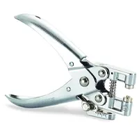 Single hole puncher. Diameter of a punched opening - 5 mm. Distance from the sheet edge to the opening center regulated to 13 mm. Capacity 30 sheets
