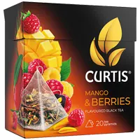 Tea Curtis in pyramid packaging, 20 pieces, Mango & Berries.