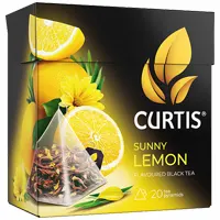 Tea Curtis in pyramid packaging, 20 pieces, Sunny Lemon.