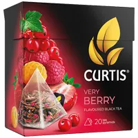 Թեյ Curtis բուրգաձև փաթեթներով, տուփի մեջ 20 հատ, Very Berry: