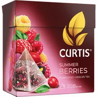 Tea Curtis in pyramid packaging, 20 pieces, Summer berries.