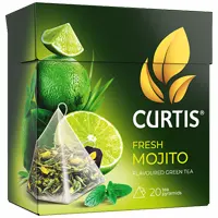 Tea Curtis in pyramid packaging, 20 pieces, Fresh Mojito.