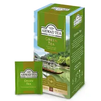 Ahmad Green tea in tea bags. 25 bags per box.