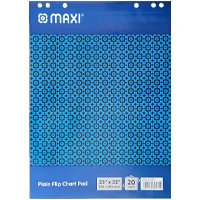 Flipchart pad, 20 pages, size 810 x 585mm, 100 gsm., white (original brand)
