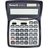 Desktop calculator CD 2473-14, 14 digits, middle size, dual power