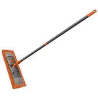 Floor cleaning rectangular MOP. Handle - 120 cm, header , 41*12 см.