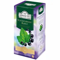 Black Tea, Ahmad in packets. 25 bags per box, Blackcurrant Burst.