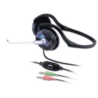 Наушники с микрофоном Genius HS-300N, регулятором громкости, длина кабеля 1.8 м