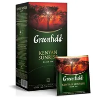 Tea bags, 25 bags per box, Kenyan Sunrise, black.