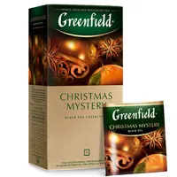 Tea bags, 25 bags per box, Christmas mystery, with cinnamon.