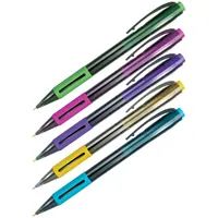 Ball pen with spring mechanism, SL-400, width 0.7mm, assorted case